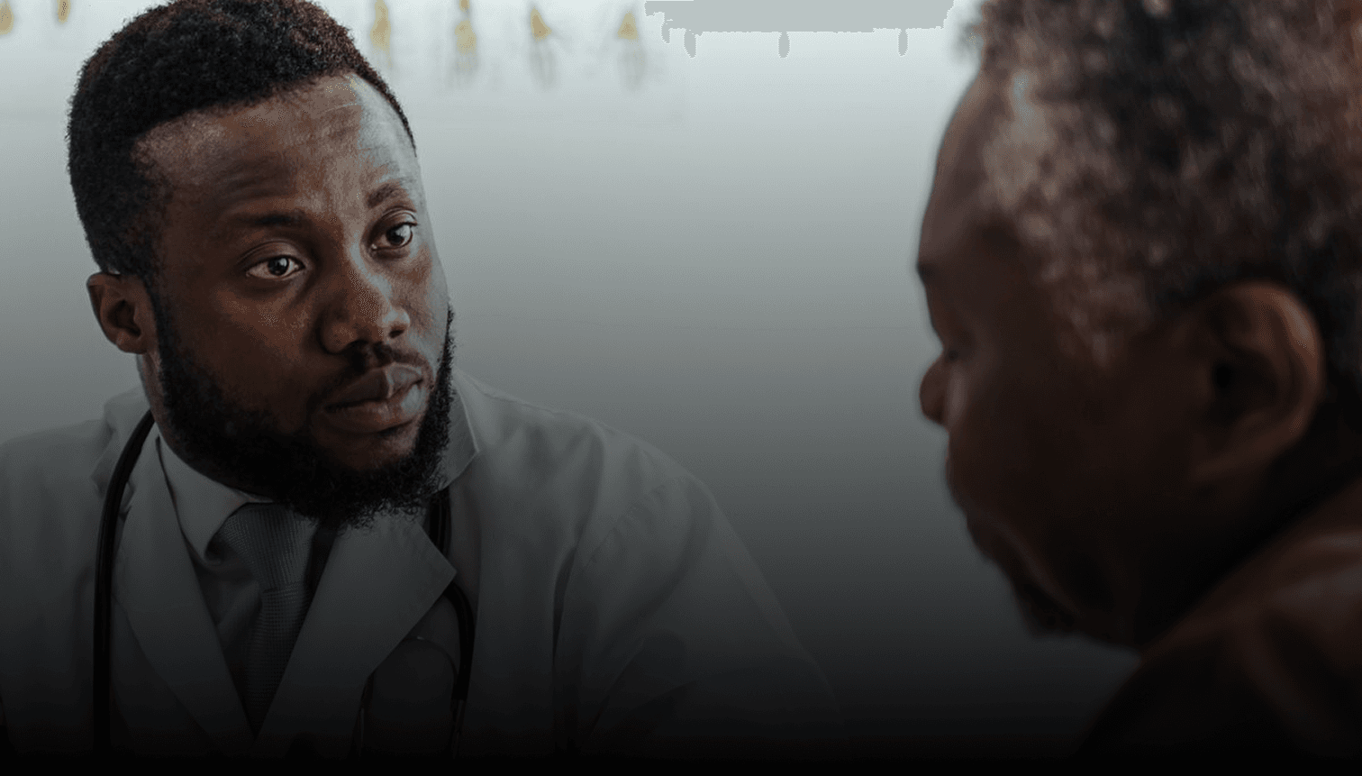 Doctor speaking with a patient